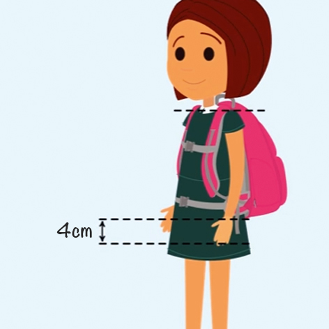 Size and weight of the backpack